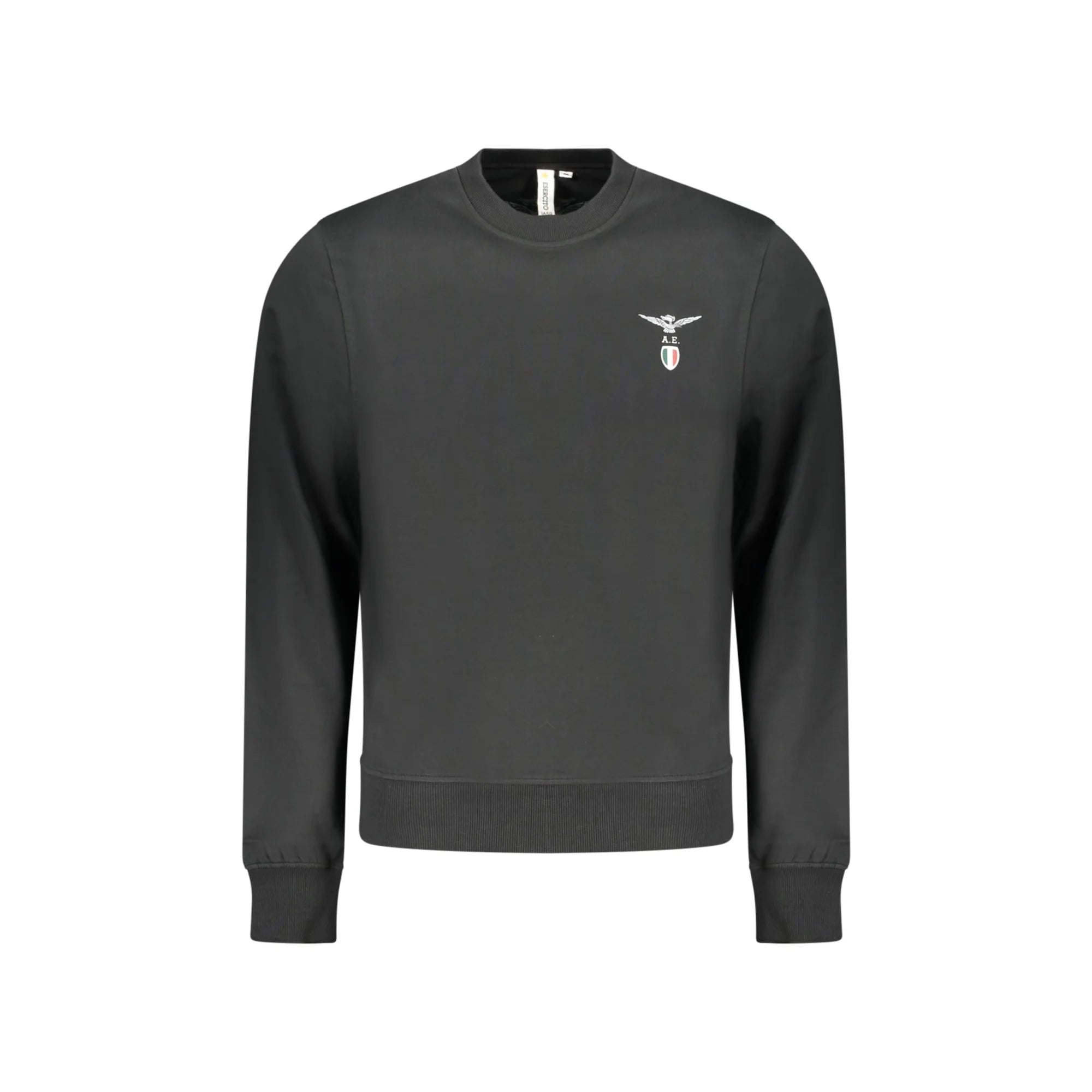 ACCADEMIA MILITARE FELPA SENZA ZIP UOMO NERO