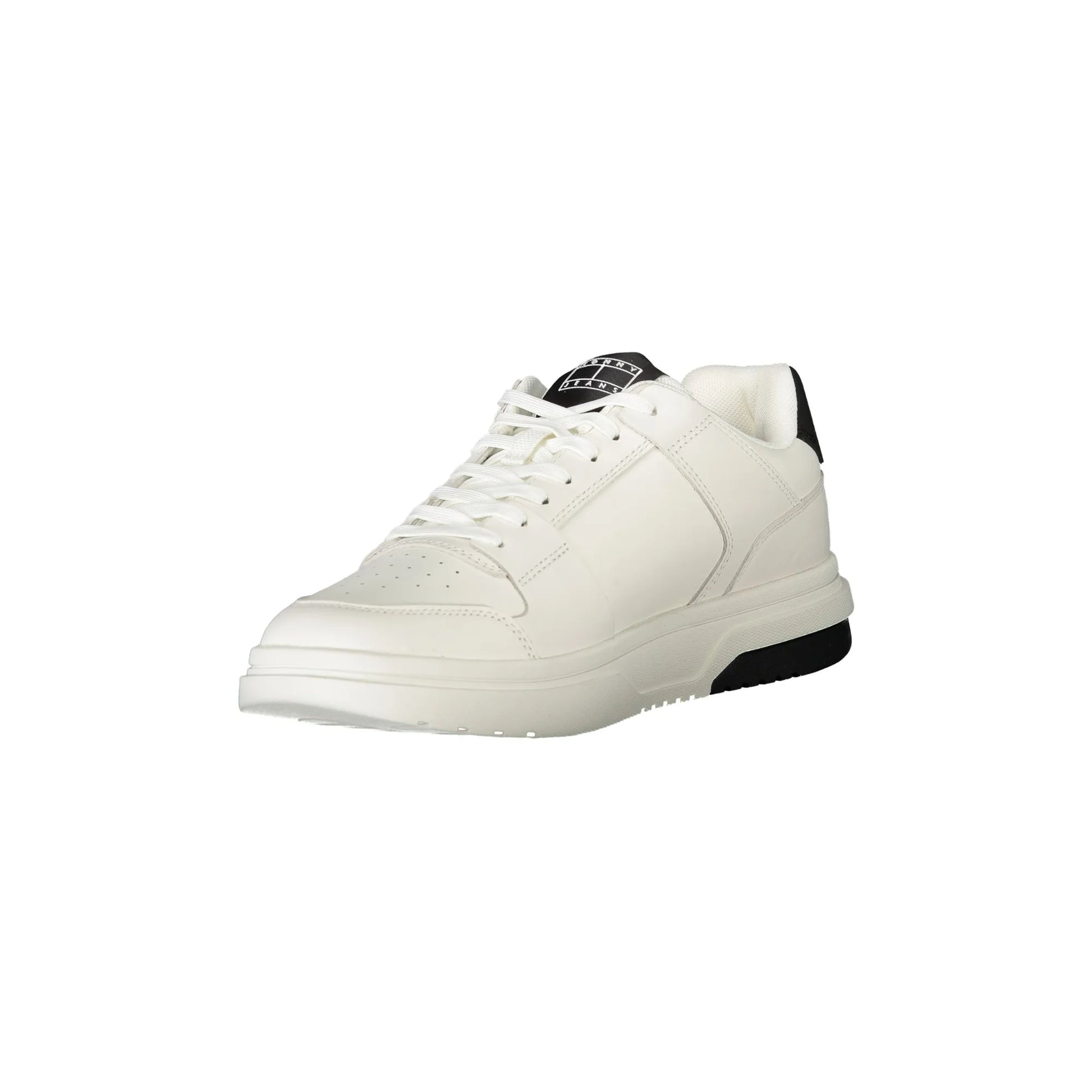 TOMMY HILFIGER Calzatura Sportiva Uomo Bianca con Dettagli Neri Sneakers nero - vista 3