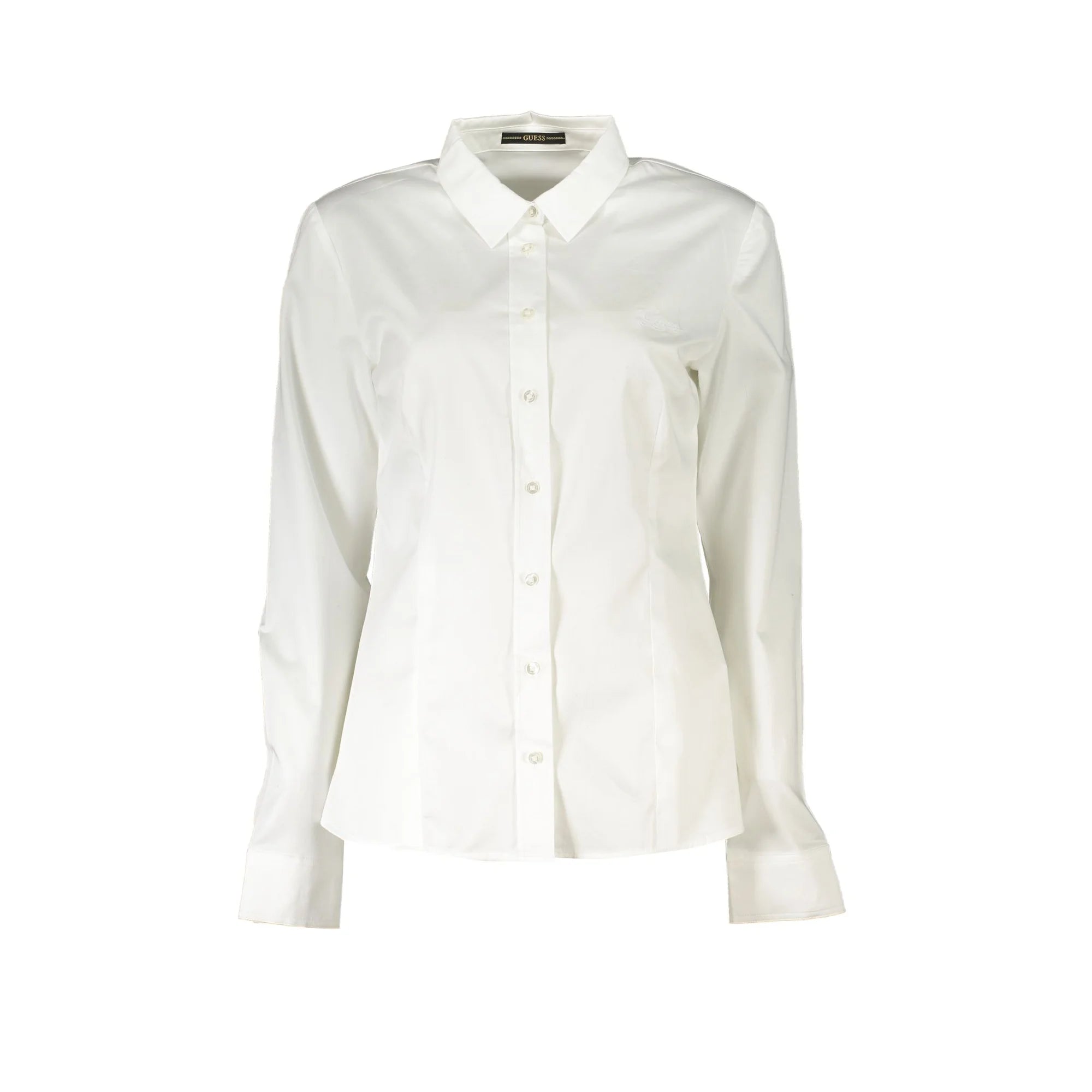 Guess Jeans Camicia Maniche Lunghe Donna Bianca Ricamo Camicie Bianco - foto prodotto