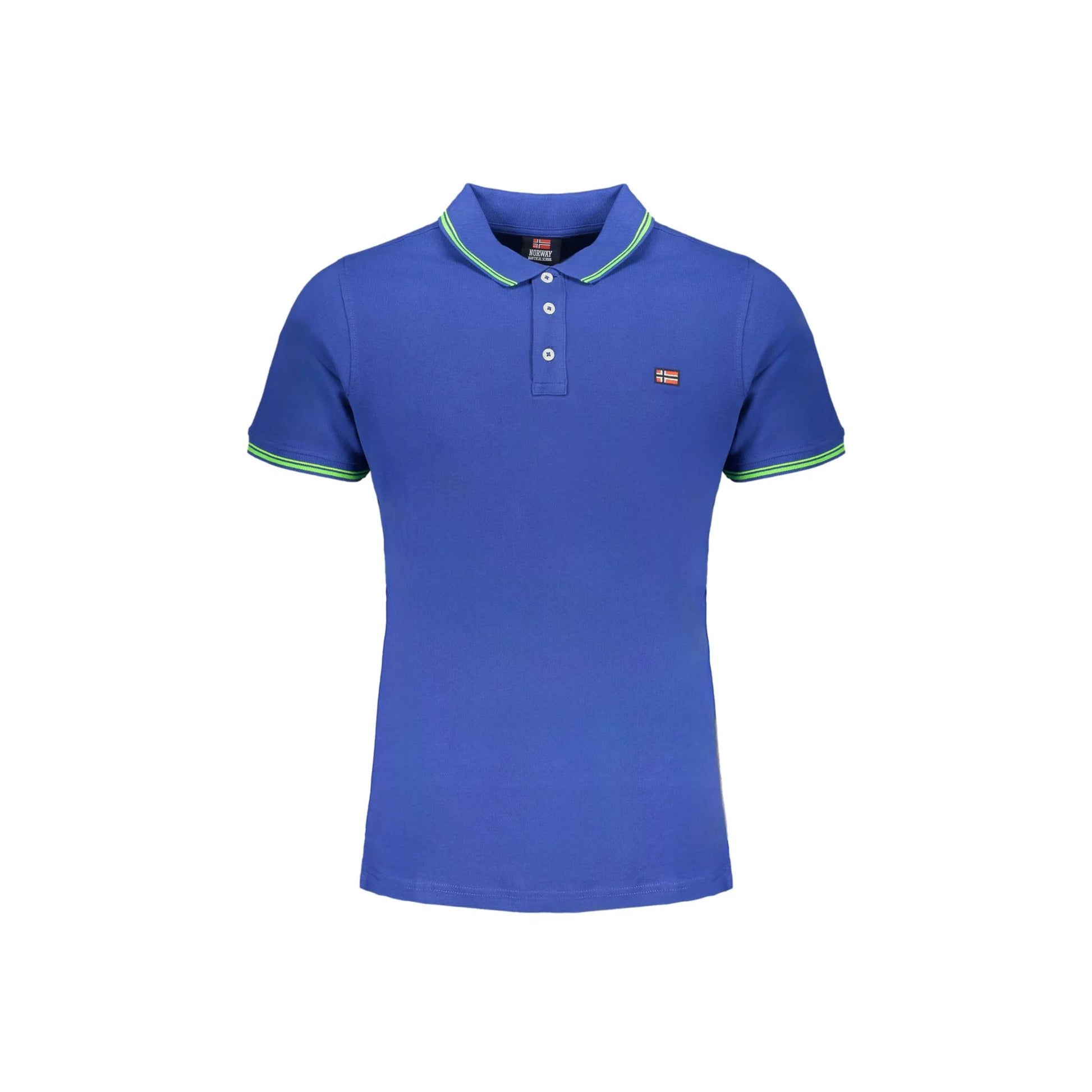 Norway 1963 Polo Maniche Corte Uomo Blu Logo - foto prodotto