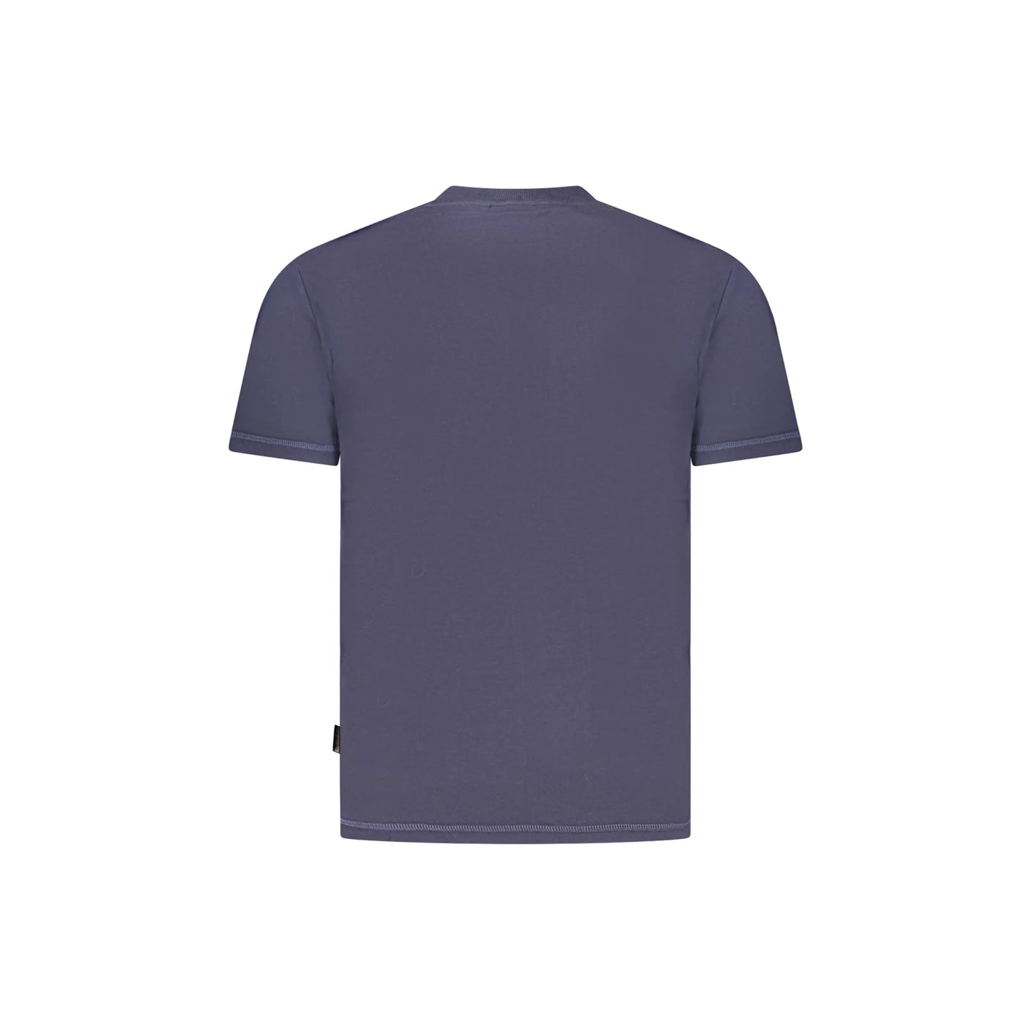 Napapijri T-Shirt Maniche Corte Uomo Blu Stampa Logo - vista 2
