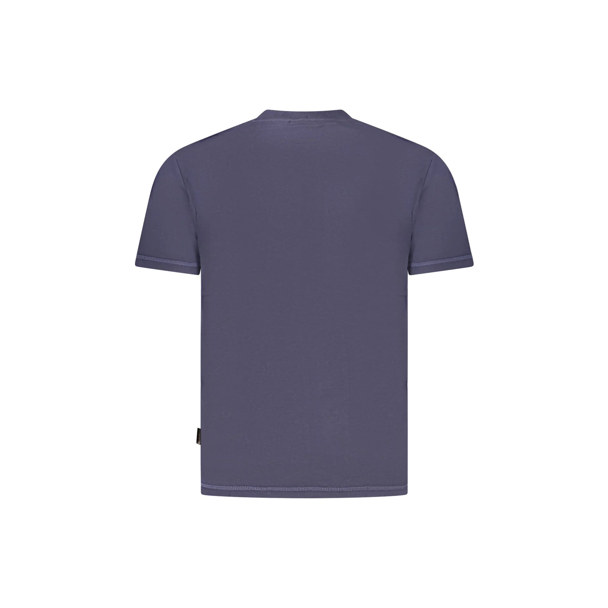 Napapijri T-Shirt Maniche Corte Uomo Blu Stampa Logo - vista 2