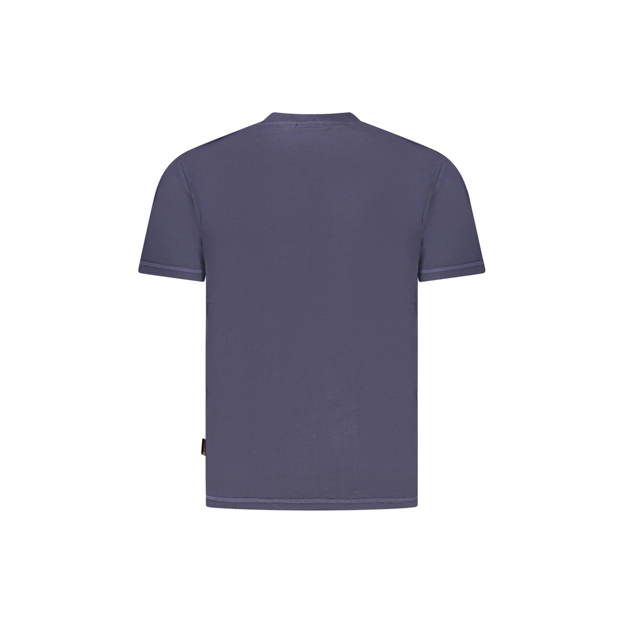 Napapijri T-Shirt Maniche Corte Uomo Blu Stampa Logo - vista 2