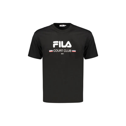 FILA T-SHIRT MANICHE CORTE UOMO NERO