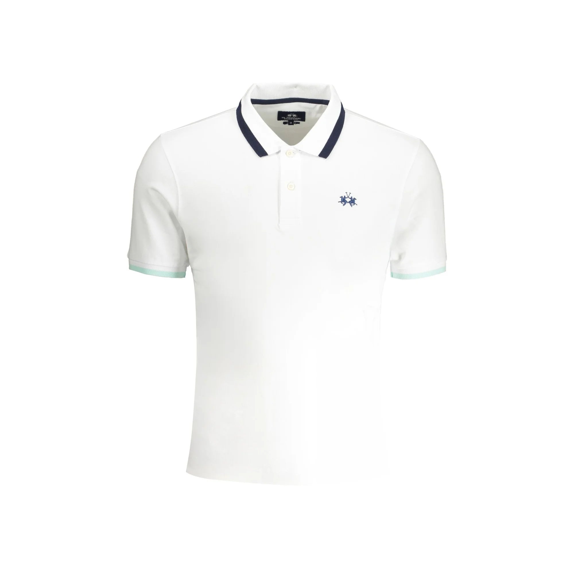 LA MARTINA POLO MANICHE CORTE UOMO BIANCO