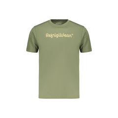 Refrigiwear T-Shirt Maniche Corte Uomo Verde Stampa