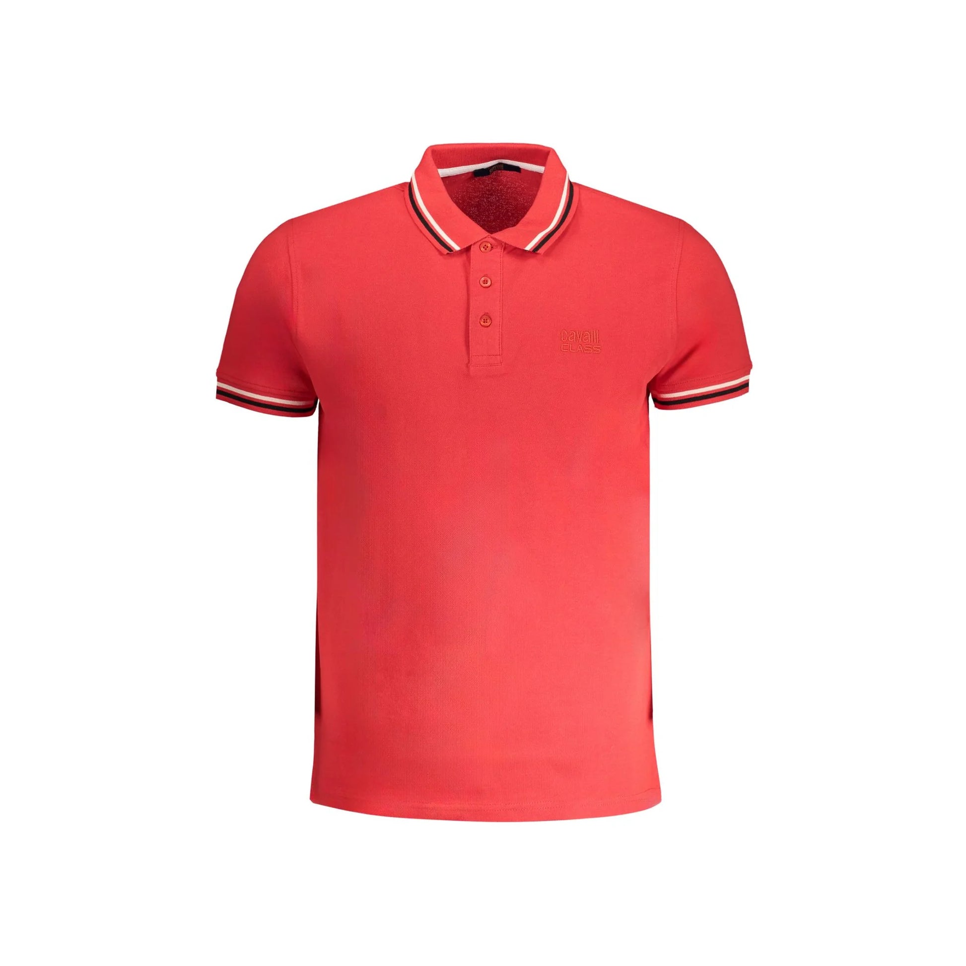 Cavalli Class Polo Maniche Corte Uomo Rossa Ricamo Rosso - foto prodotto
