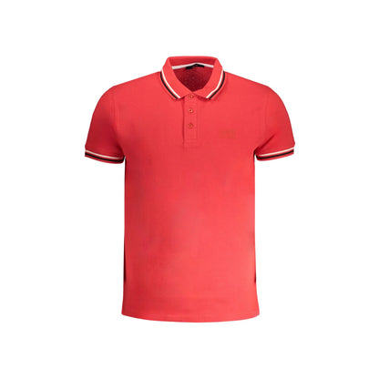 Cavalli Class Polo Maniche Corte Uomo Rossa Ricamo Rosso - foto prodotto