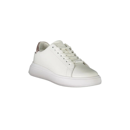 CALVIN KLEIN Scarpe Sneakers Donna Bianche con Dettagli a Contrasto bianco - vista 2