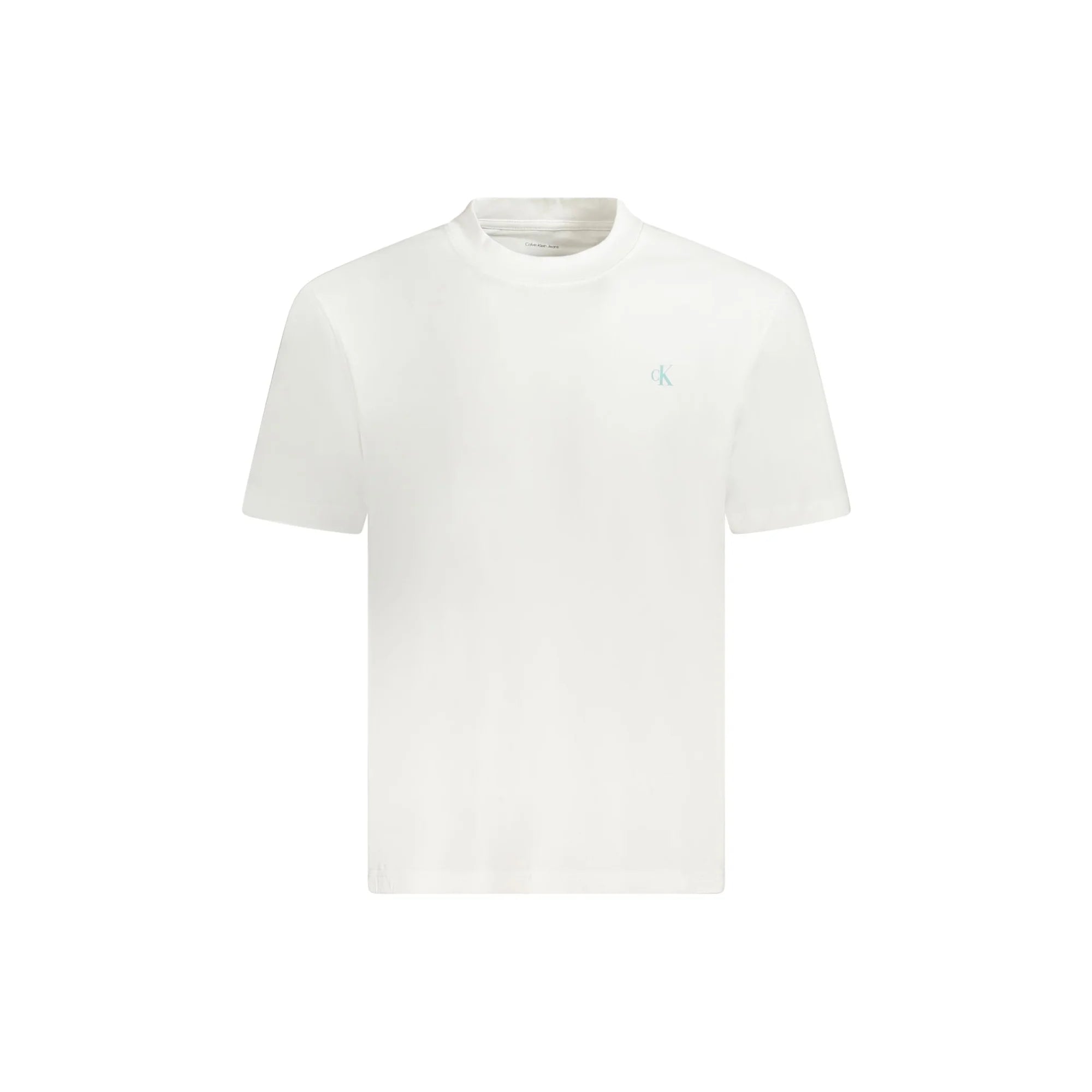CALVIN KLEIN T-SHIRT MANICHE CORTE UOMO BIANCO