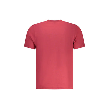 North Sails T-Shirt Uomo Rossa Girocollo Cotone Stampa Logo rosso - vista 2