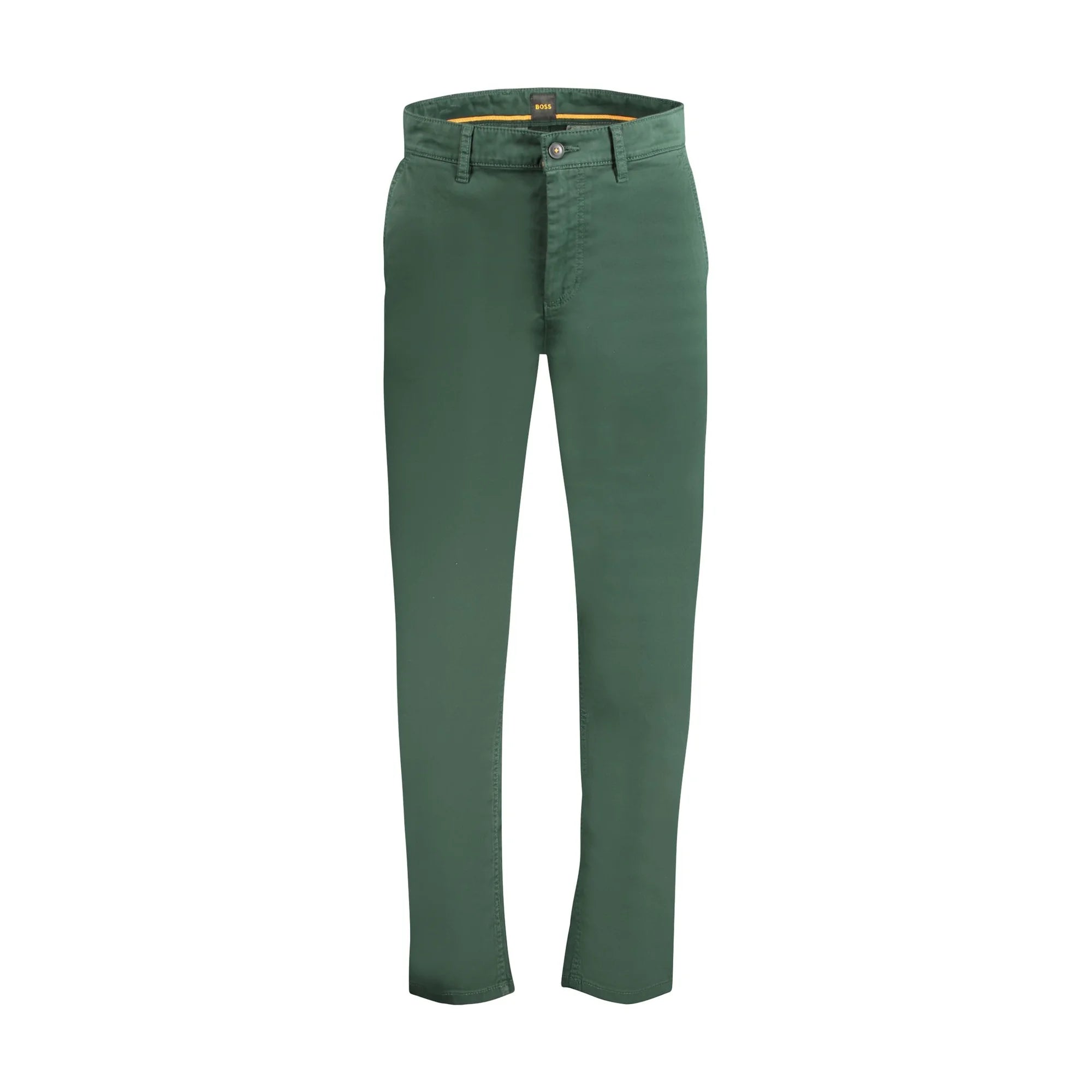 Boss Pantaloni Uomo Verde Tapered Fit Logo - foto prodotto