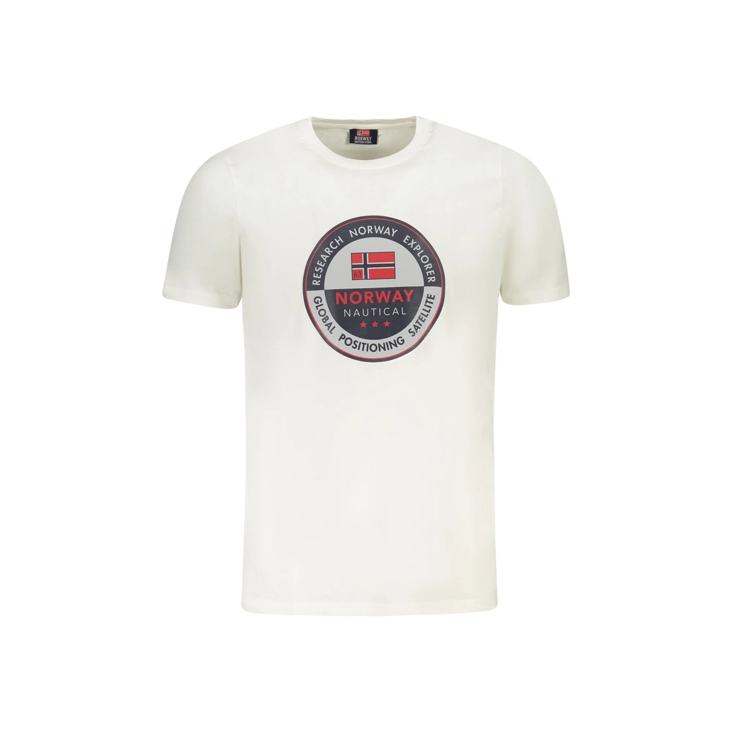 Norway 1963 T-Shirt Maniche Corte Uomo Bianca Stampa Bianco - foto prodotto