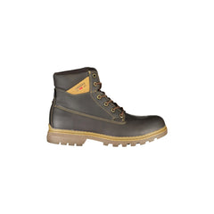 CARRERA Bottines Homme Marron avec Lacets et Détails Contrastés