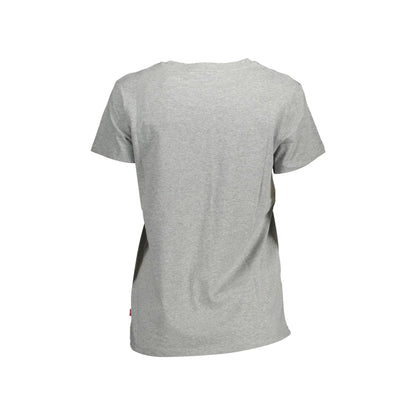 LEVI'S T-SHIRT MANICHE CORTE DONNA GRIGIO