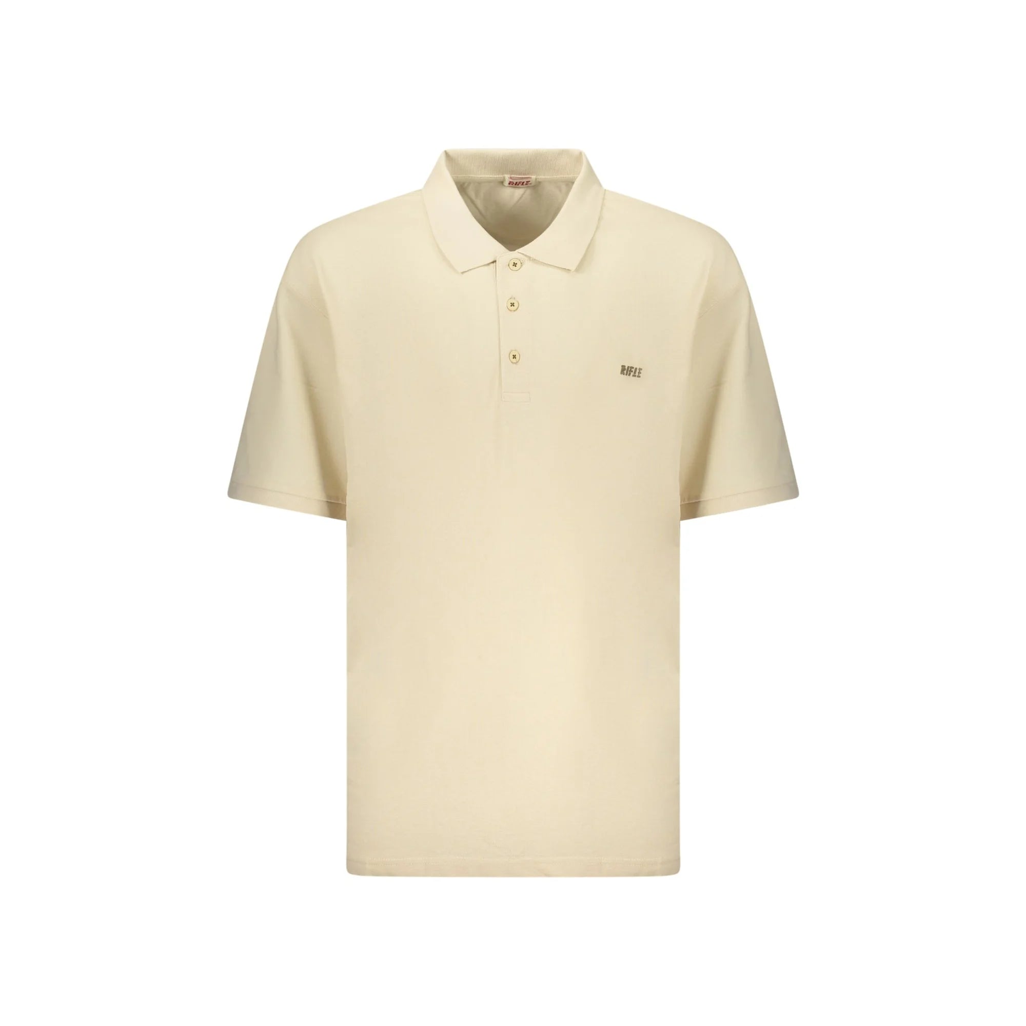 RIFLE POLO MANICHE CORTE UOMO BEIGE