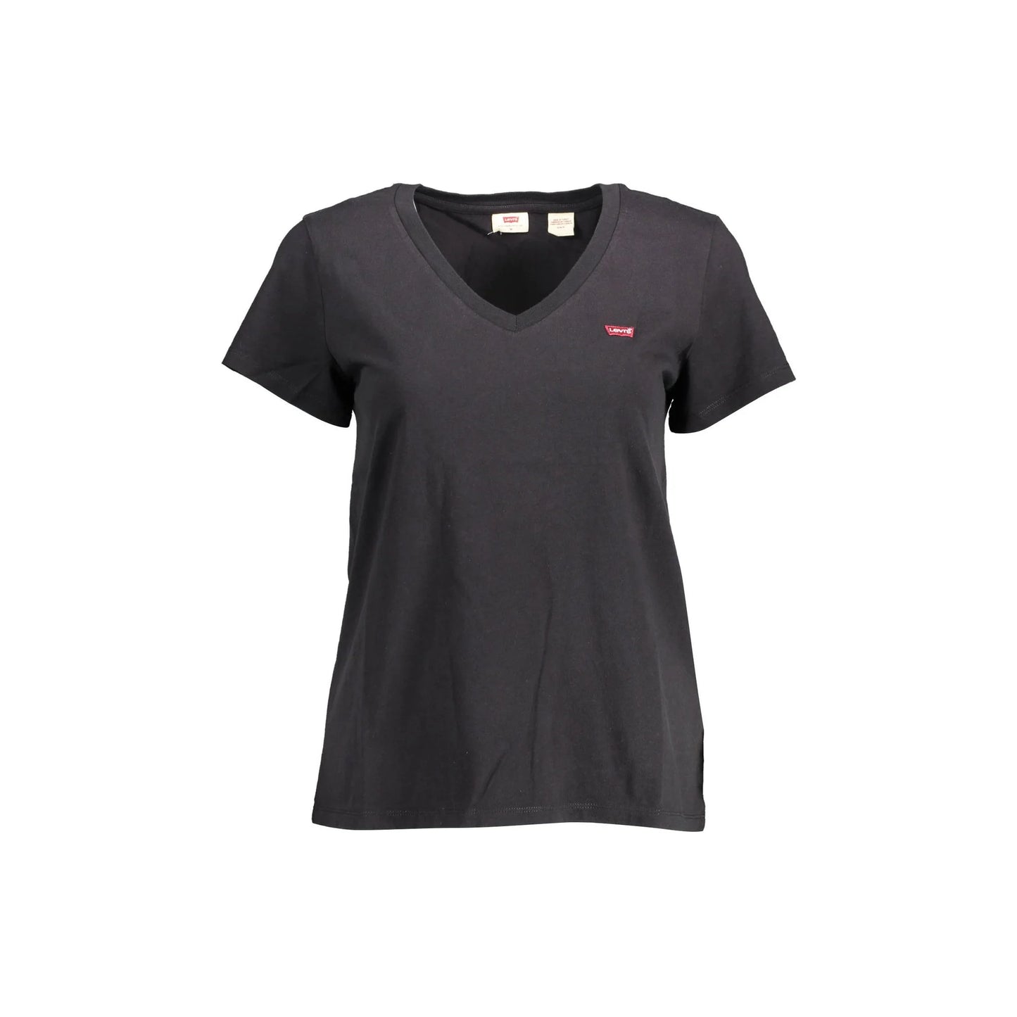 LEVI'S T-SHIRT MANICHE CORTE DONNA NERO