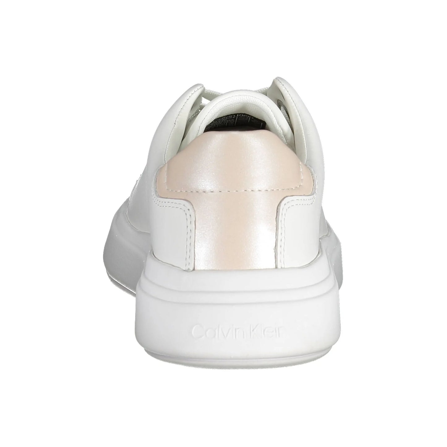 CALVIN KLEIN Scarpe Sneakers Donna Bianche con Dettagli a Contrasto bianco - vista 3