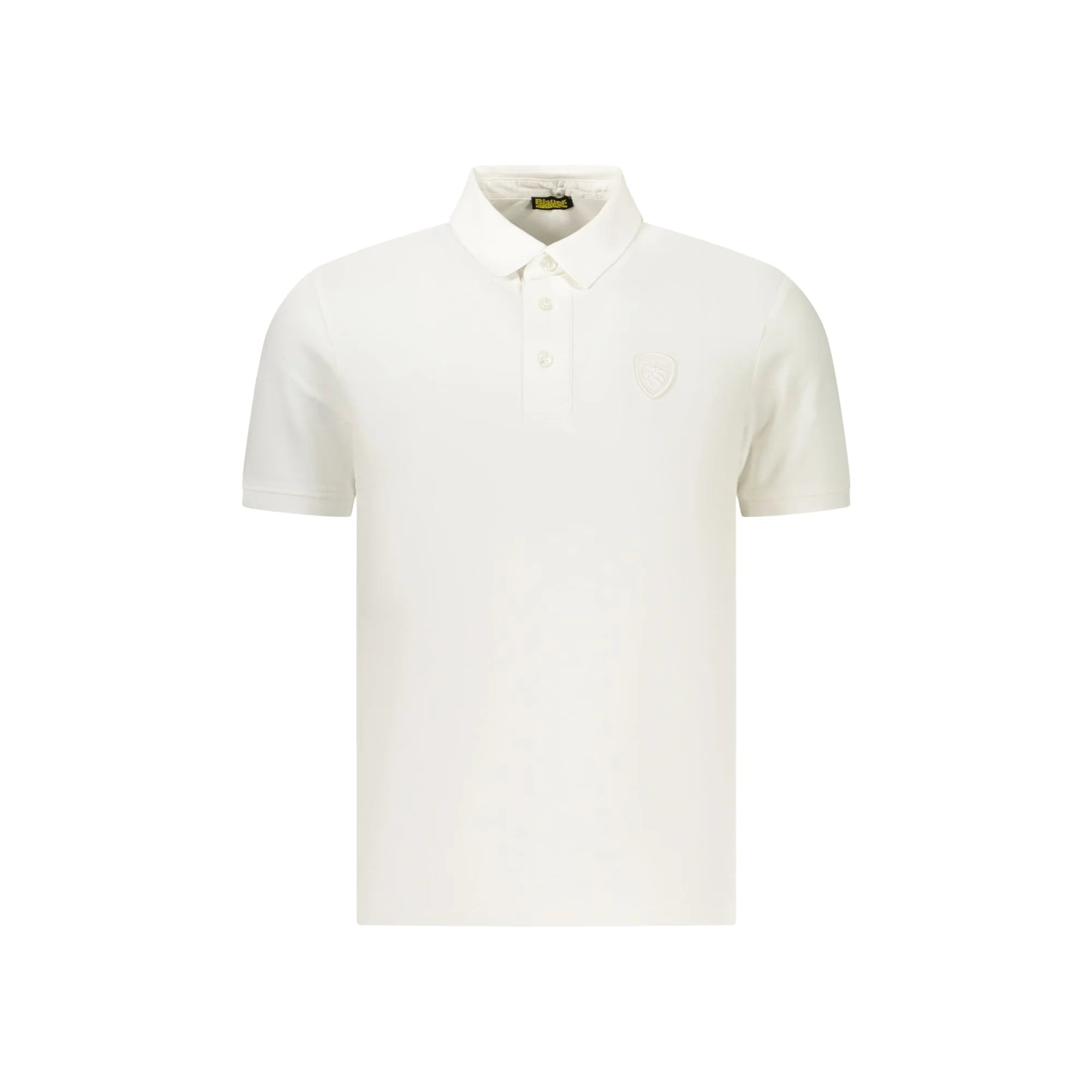 BLAUER APPAREL POLO MANICHE CORTE UOMO BIANCO