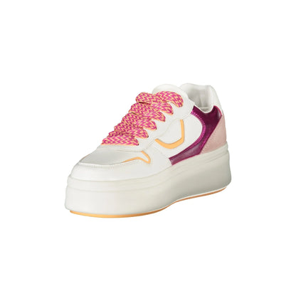 Blauer Sneakers donna bianco