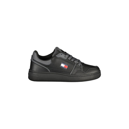 TOMMY HILFIGER Sneakers Donna Nere con Lacci e Dettagli Grigi Nero - foto prodotto