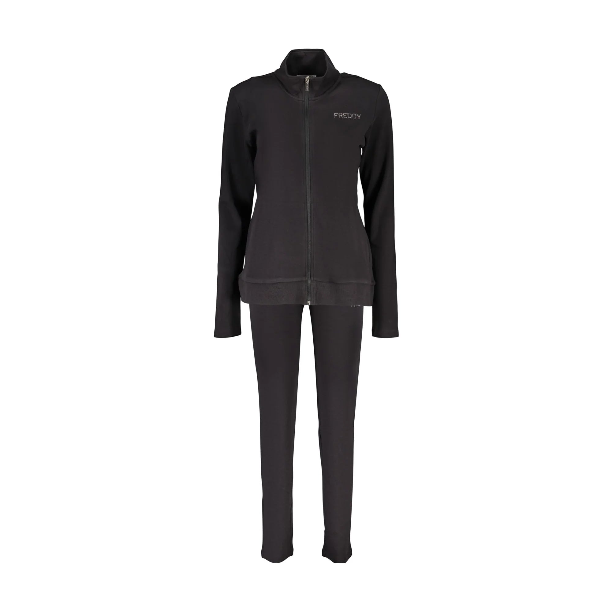 FREDDY FELPA CON ZIP DONNA NERO