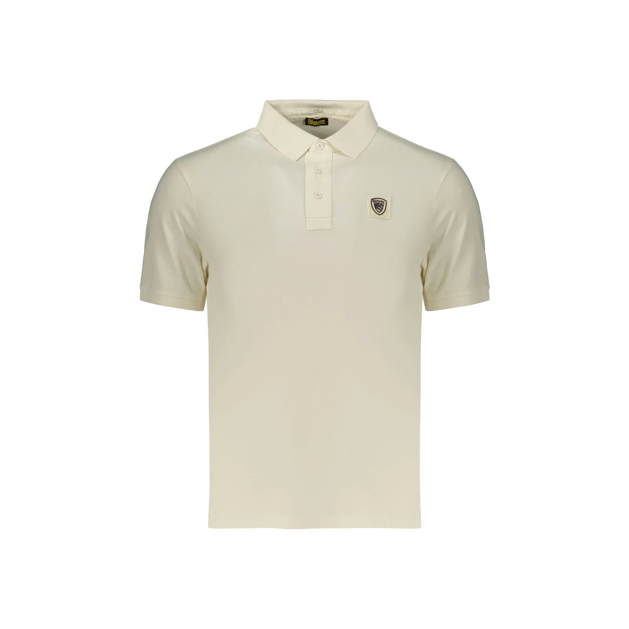 BLAUER APPAREL POLO MANICHE CORTE UOMO BIANCO