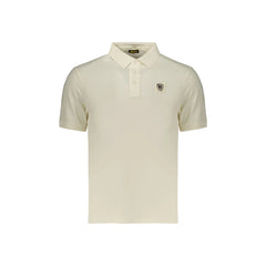 Blauer Apparel Polo Maniche Corte Uomo Bianca Logo