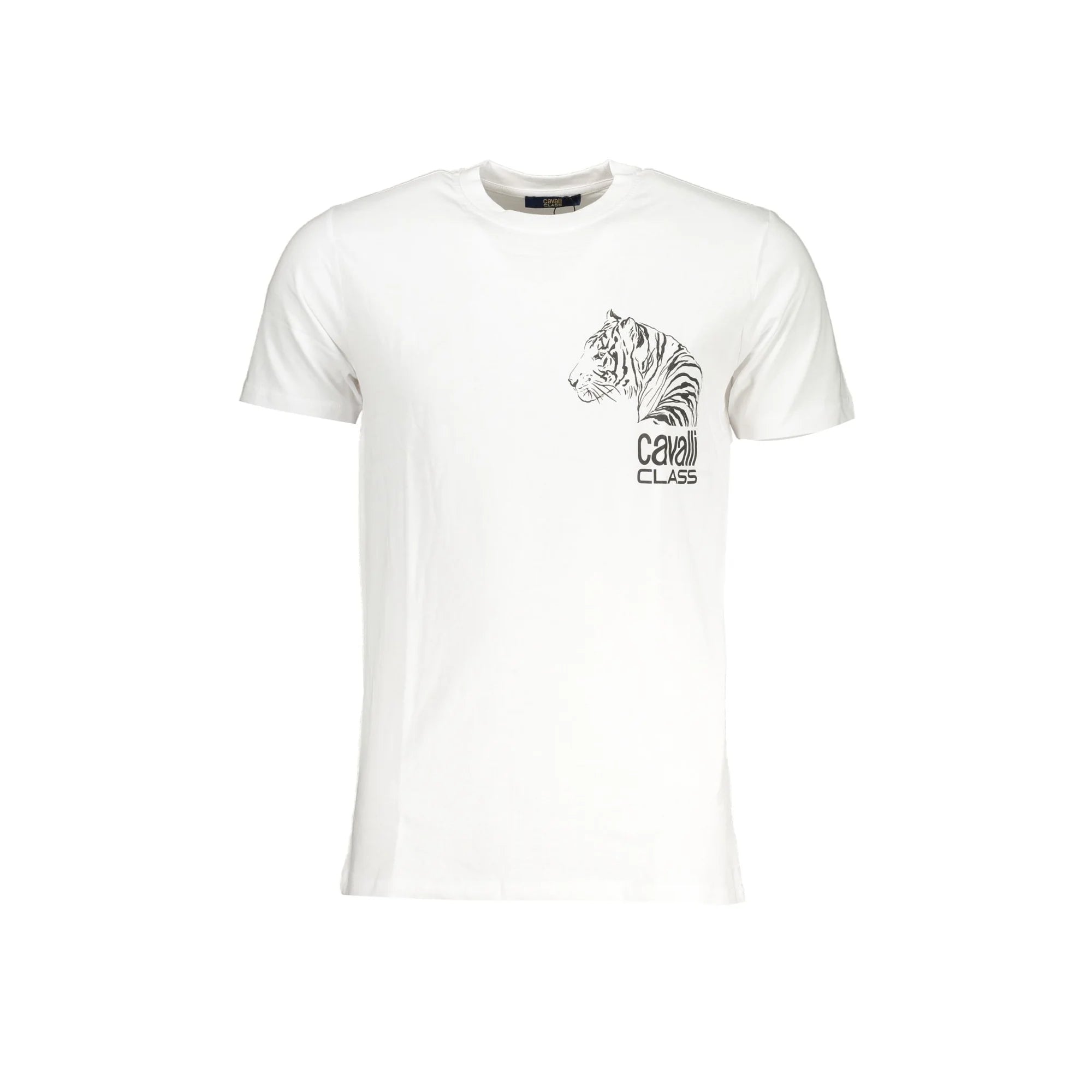 CAVALLI CLASS T-SHIRT MANICHE CORTE UOMO BIANCO