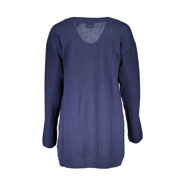 GANT CARDIGAN DONNA BLU