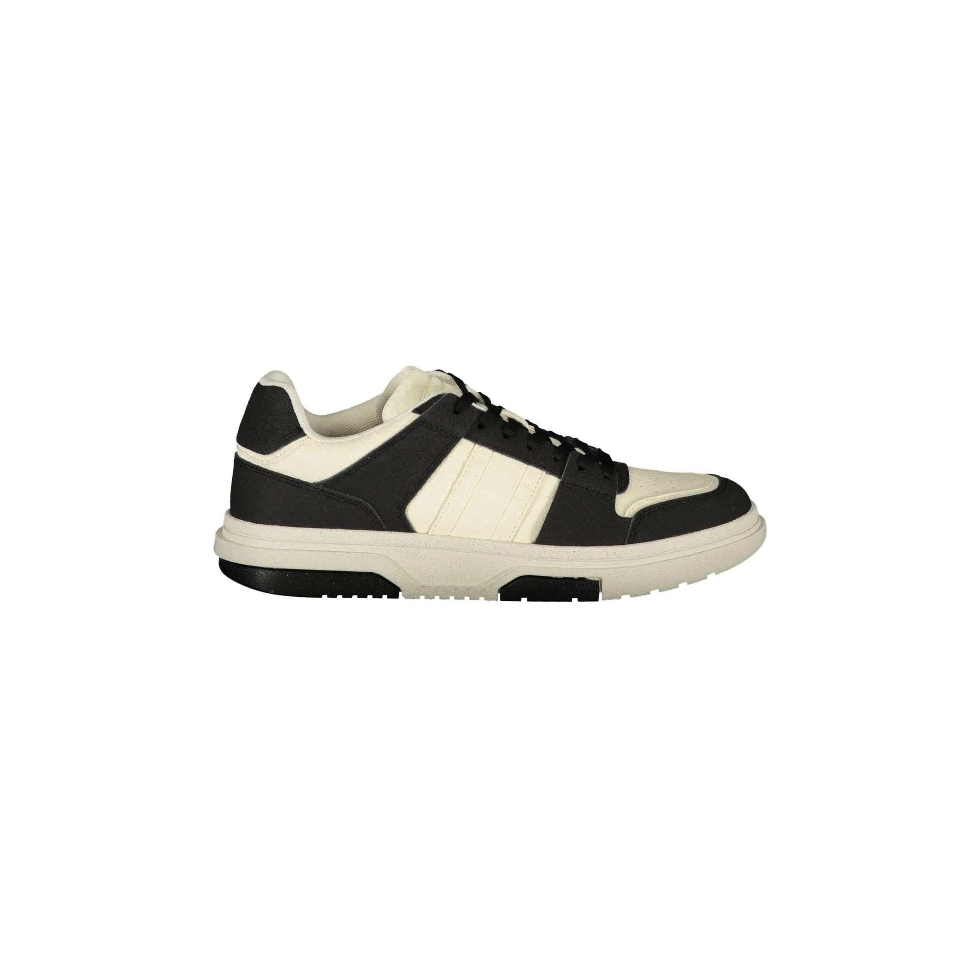 TOMMY HILFIGER Scarpe Sneakers Uomo Nere con Lacci e Logo Nero - foto prodotto