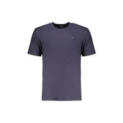 Guess Jeans T-Shirt Manches Courtes Homme Bleu Logo