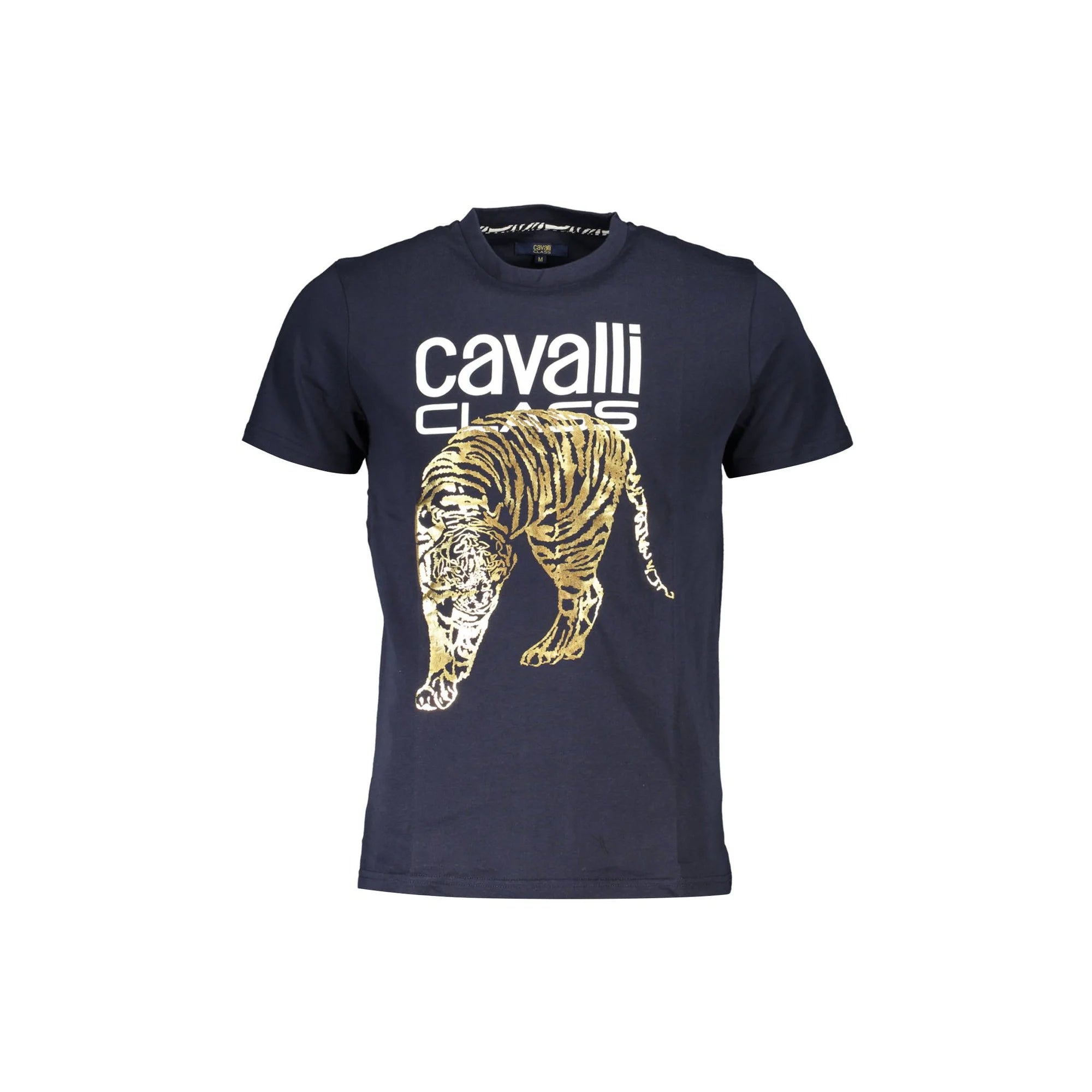 CAVALLI CLASS T-SHIRT MANICHE CORTE UOMO BLU