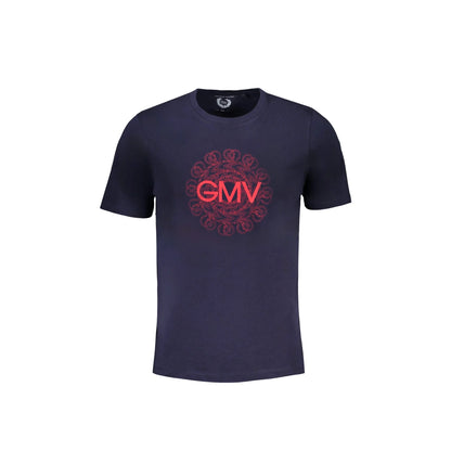 Gian Marco Venturi T-Shirt Maniche Corte Uomo Blu Stampa - foto prodotto