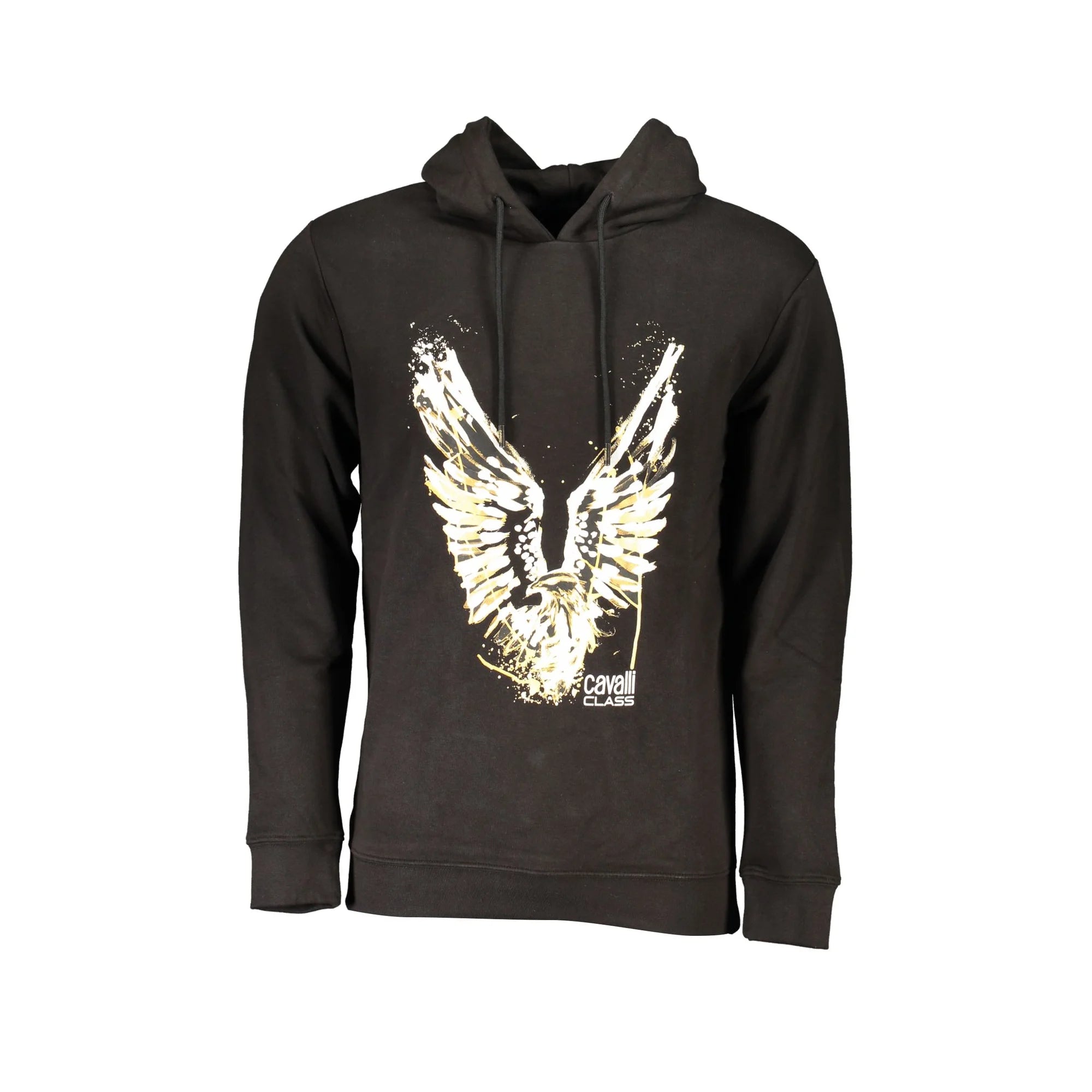 CAVALLI CLASS FELPA SENZA ZIP UOMO NERO