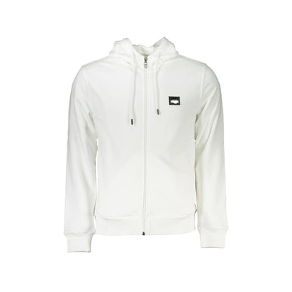 Cavalli Class Felpa Maniche Lunghe Uomo Bianca Zip Felpe Bianco - foto prodotto
