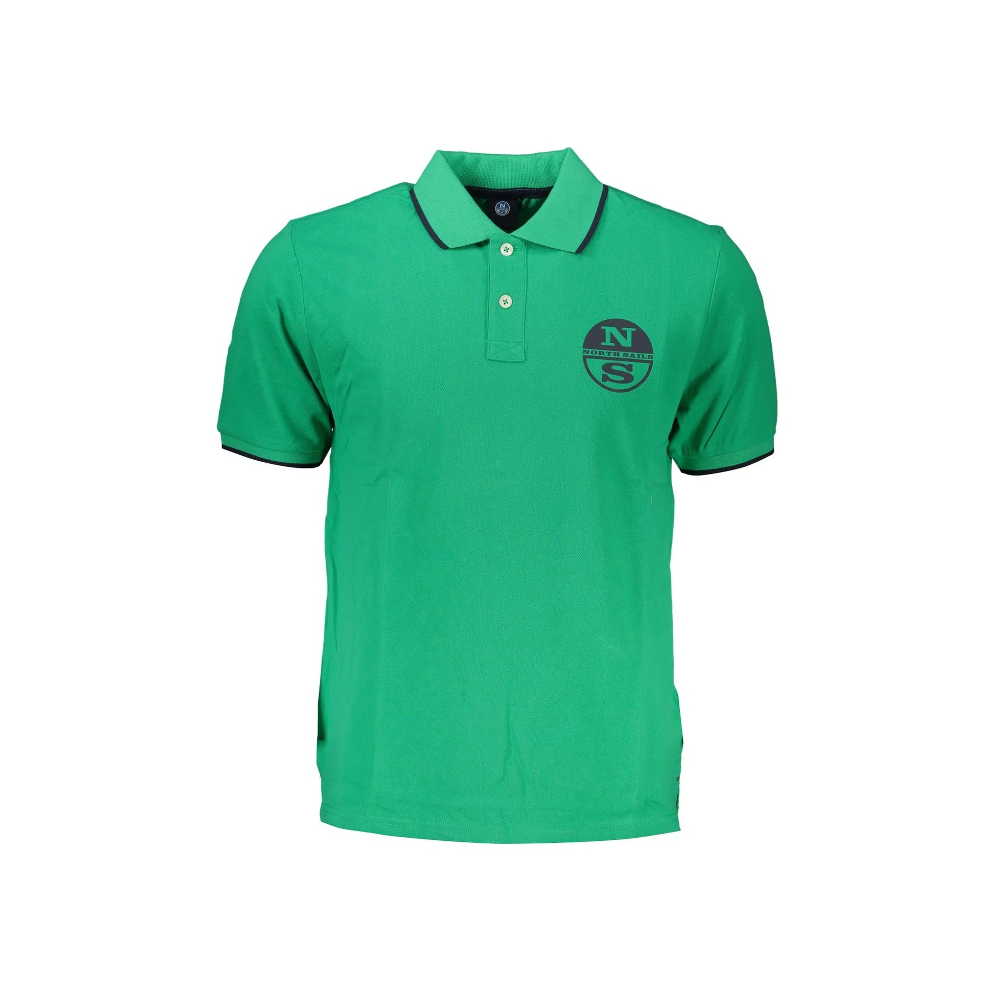 North Sails Polo Maniche Corte Uomo Verde Stampa - foto prodotto
