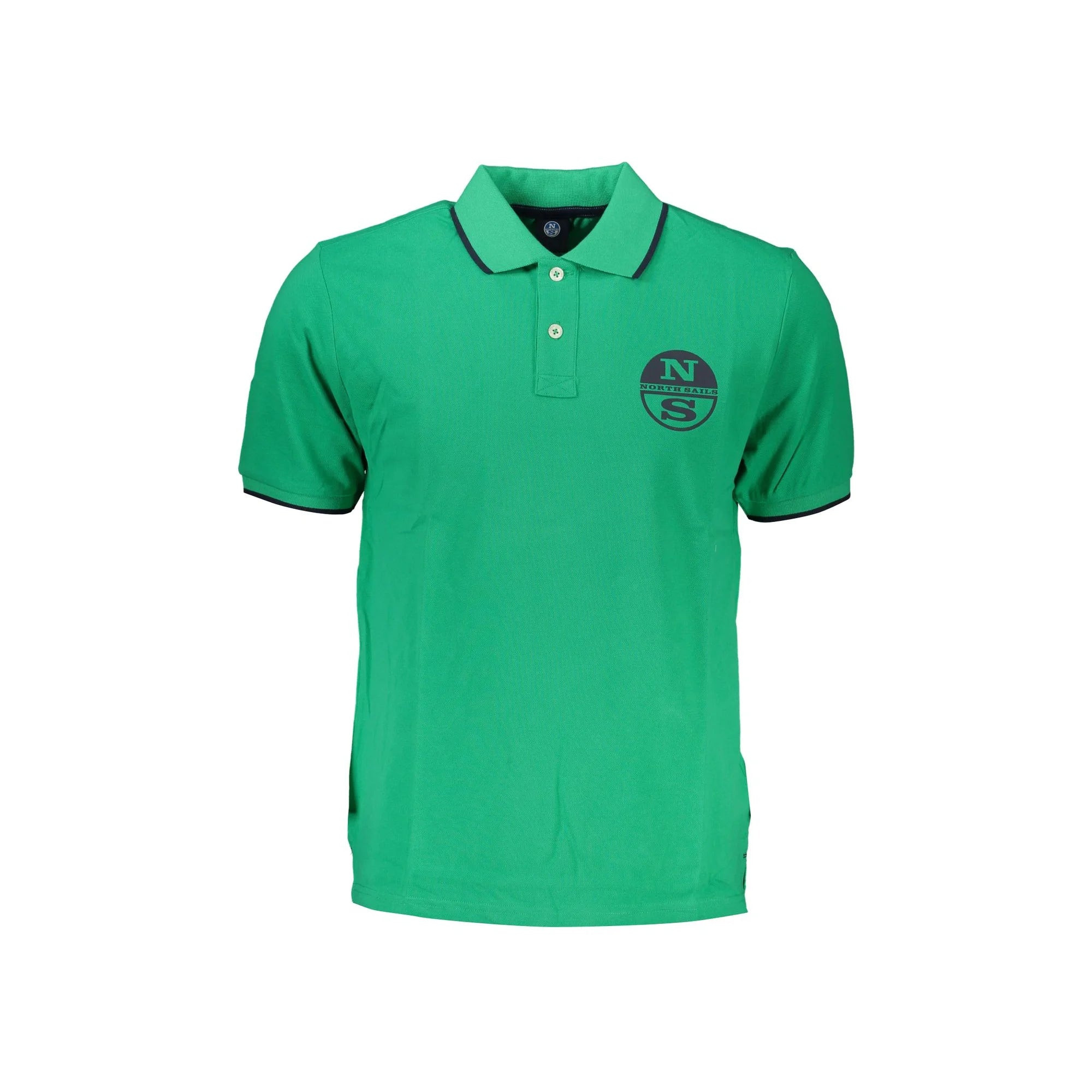 NORTH SAILS POLO MANICHE CORTE UOMO VERDE