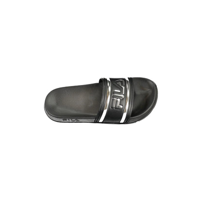 FILA Ciabatte Donna Nere Morro Bay con Dettagli Silver nero - vista 4