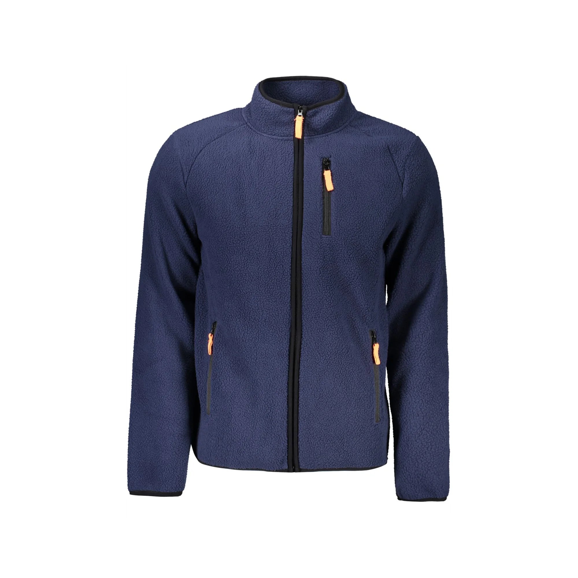 NORWAY 1963 FELPA CON ZIP UOMO BLU