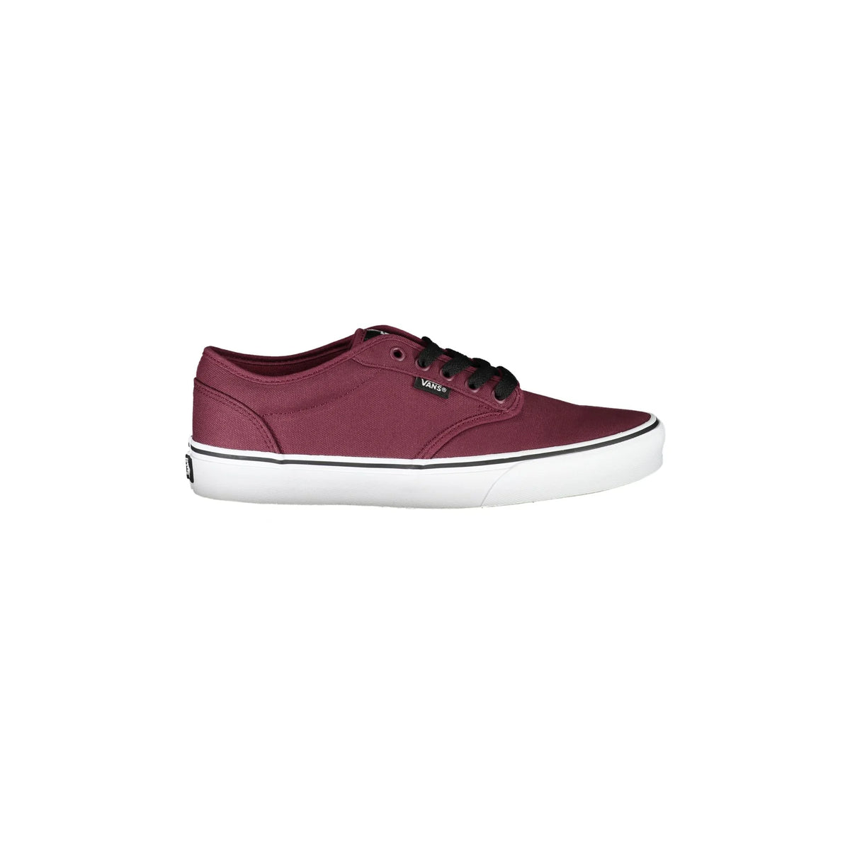 VANS Scarpe Sneakers Uomo Rosse con Dettagli a Contrasto