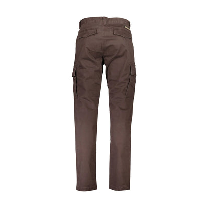 Napapijri Pantaloni Uomo Marrone 4 Tasche - vista 2