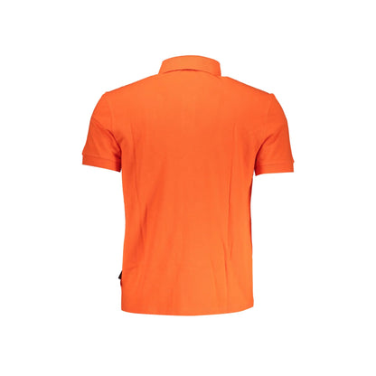 Napapijri Polo Maniche Corte Uomo Rossa Logo rosso - vista 2