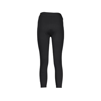 Napapijri Pantaloni Leggins Donna Nero Ricamo - vista 2