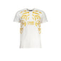 Cavalli Class T-Shirt Maniche Corte Uomo Bianca Stampa Logo Bianco - foto prodotto