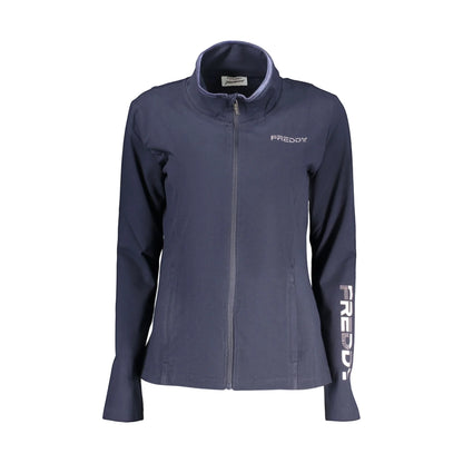 FREDDY FELPA CON ZIP DONNA BLU