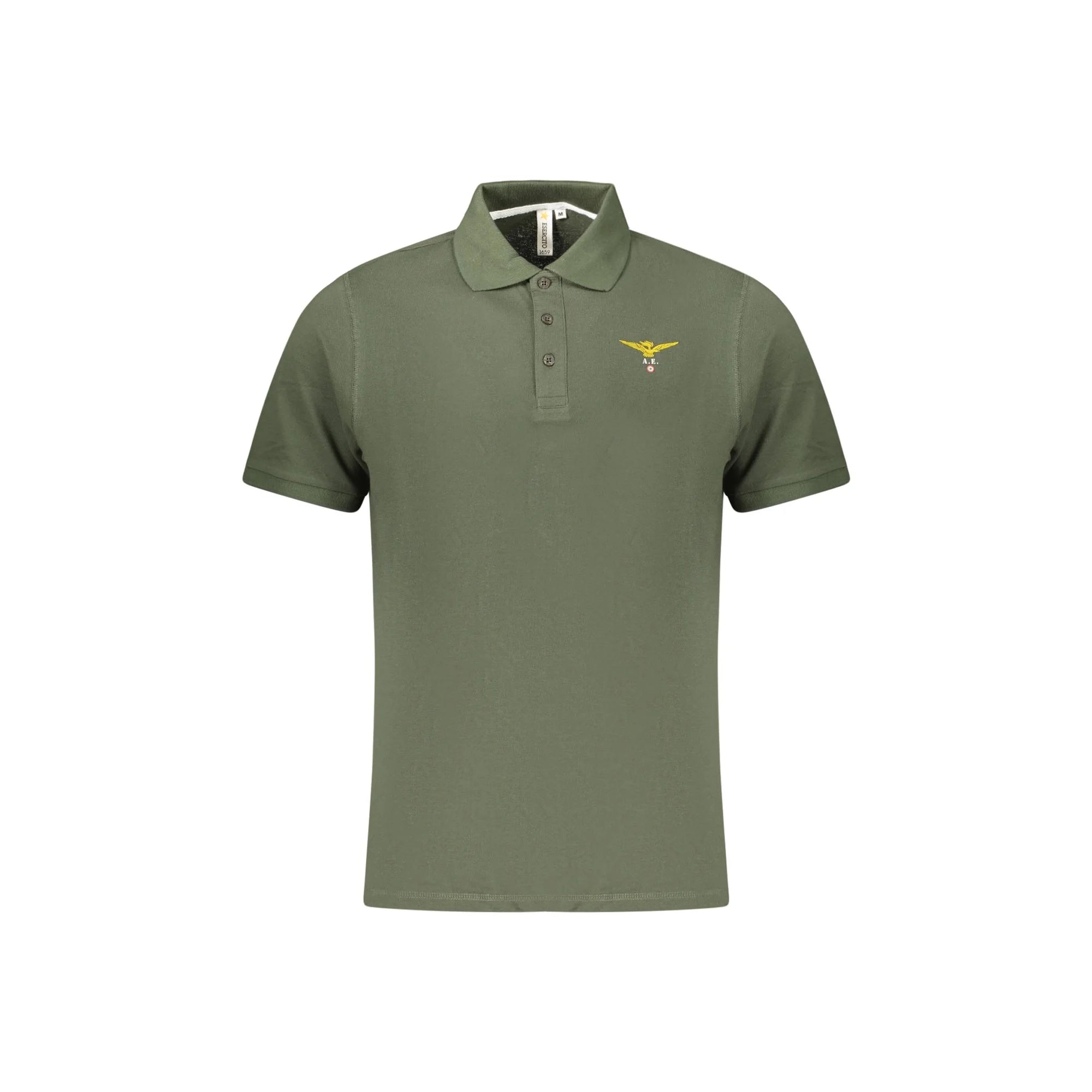ACCADEMIA MILITARE POLO MANICHE CORTE UOMO VERDE