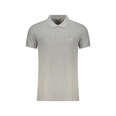 Ellesse Polo Manga Curta Homem Cinza Bordado