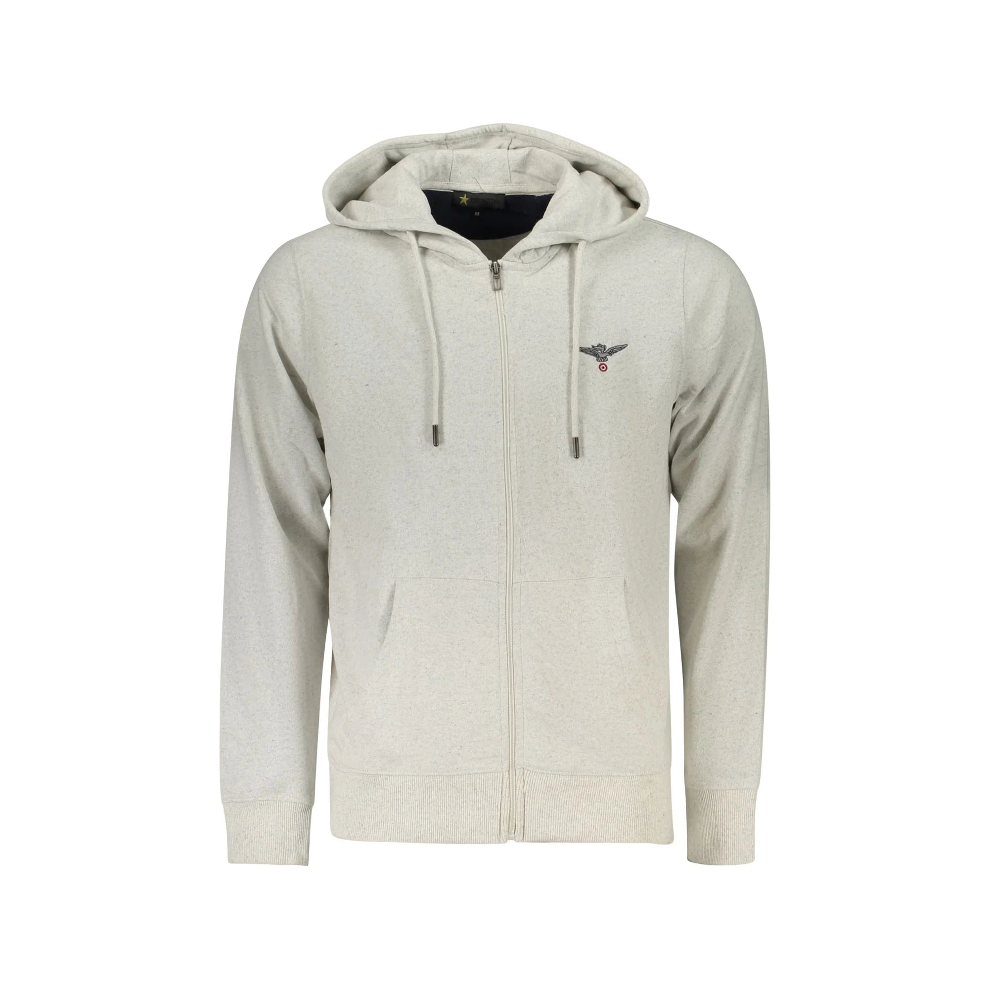 ACCADEMIA MILITARE FELPA CON ZIP UOMO GRIGIO