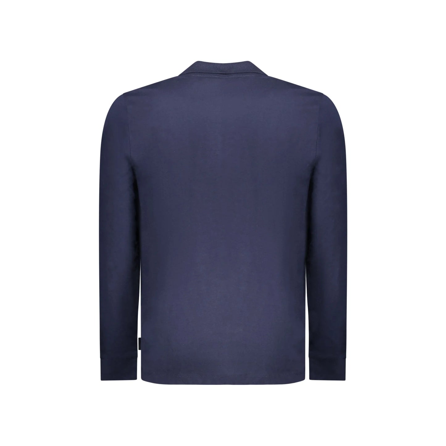 U.S. Grand Polo Uomo Blu Maniche Lunghe Cotone Ricamo Logo - vista 2